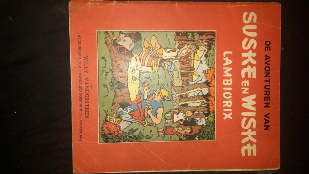 Suske en Wiske Hollandse versie Lambiorix 1e druk, Boeken, Willy Vandersteen, Eén stripboek, Ophalen of Verzenden, Zo goed als nieuw