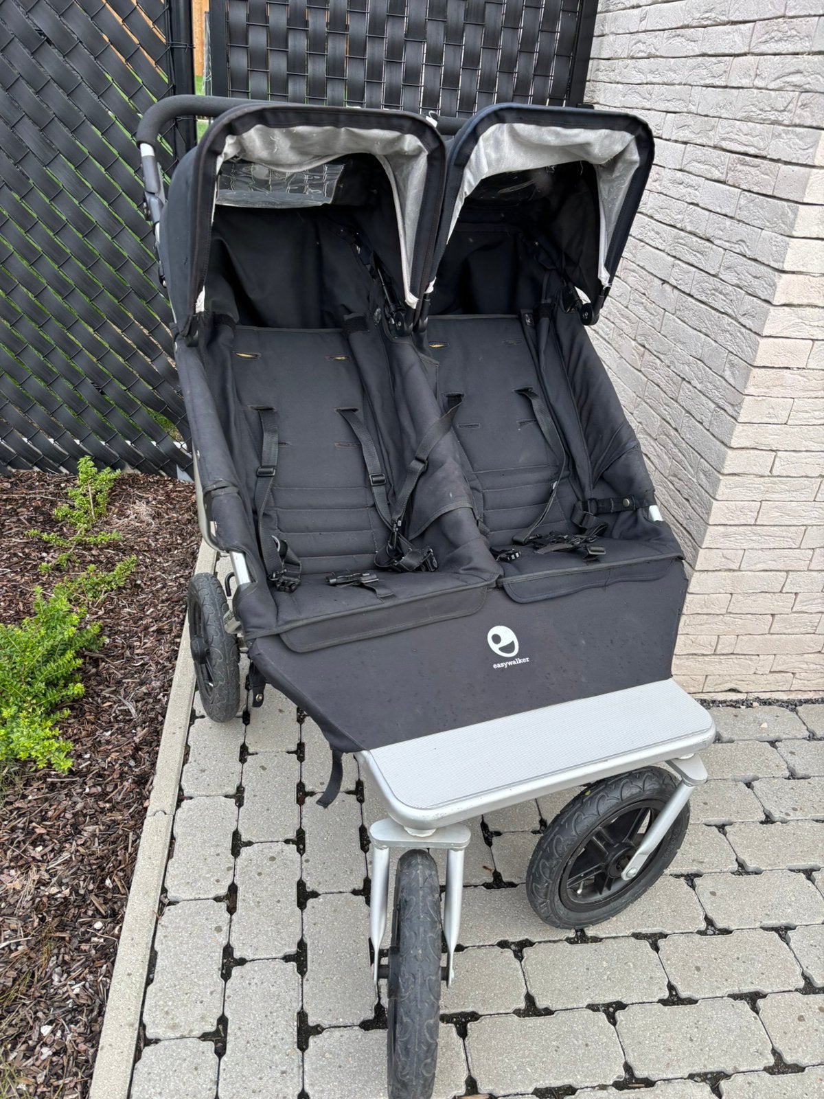 Dubbele buggy easywalker, Ophalen, Gebruikt