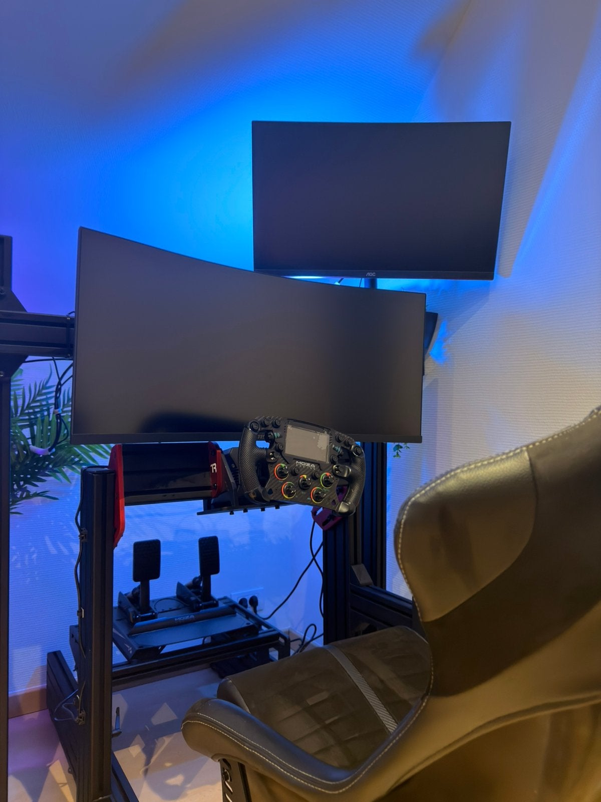 Sim Racing cockpit volledige set, Enlèvement, Comme neuf