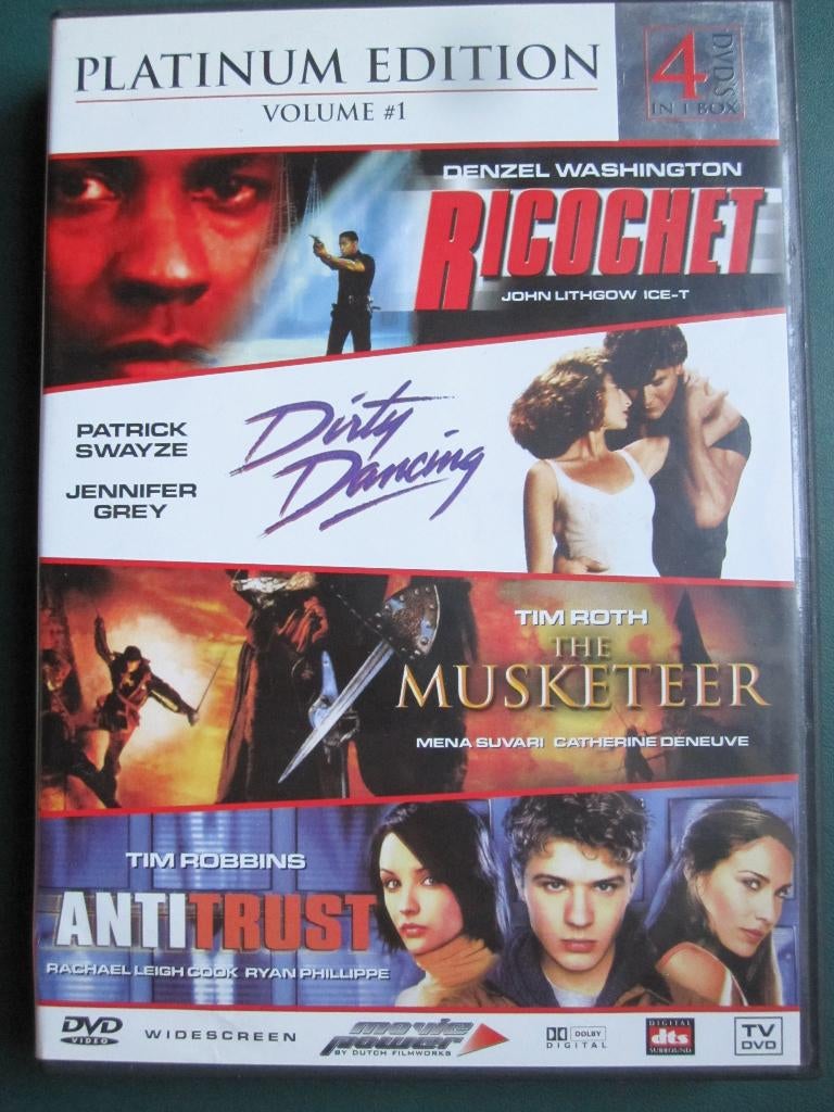 Platinum Edition - Volume #1 (4 films op 4 disc), Vanaf 16 jaar, Ophalen of Verzenden, Zo goed als nieuw, Boxset