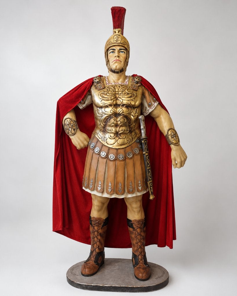 Levensgroot Romeins krijgerbeeld/Centurion, Ophalen, Overige stijlen, Kunststof, Zo goed als nieuw