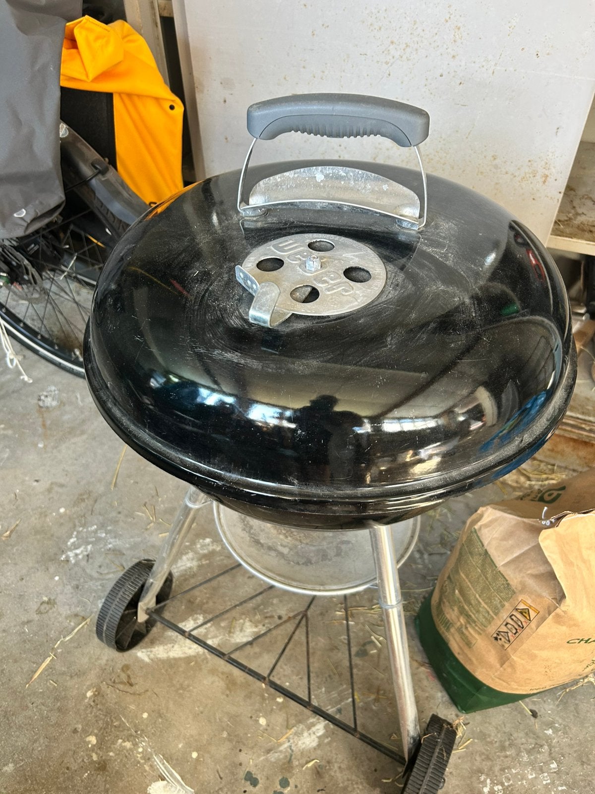 Bbq weber, Tuin en Terras, Ophalen, Gebruikt, Met accessoires