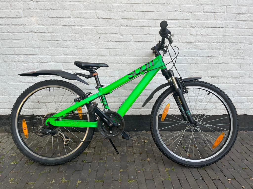 Mountainbike jongens (24 inch) te koop, Fietsen en Brommers, Gebruikt, Hardtail, Ophalen, Overige merken