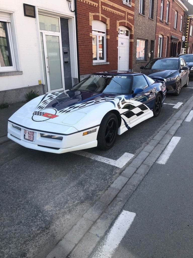Corvette C4 targa indianapolis greenwood, Autos, Cuir, Achat, Rétroviseurs électriques, 2 places