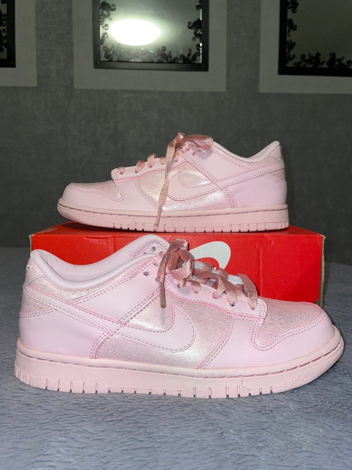 Nike Dunk Low Rose Pâle Nacré – Neuves – Taille 36,5, Enlèvement, Comme neuf