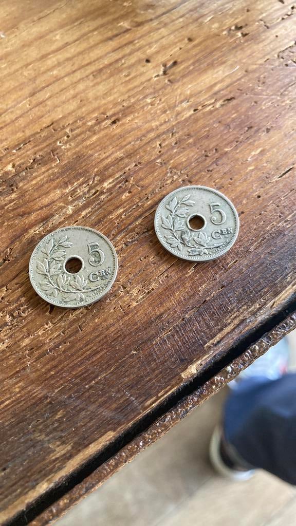 Pièces de 5 centimes belge, Zilver, Ophalen of Verzenden, Losse munt, Zilver