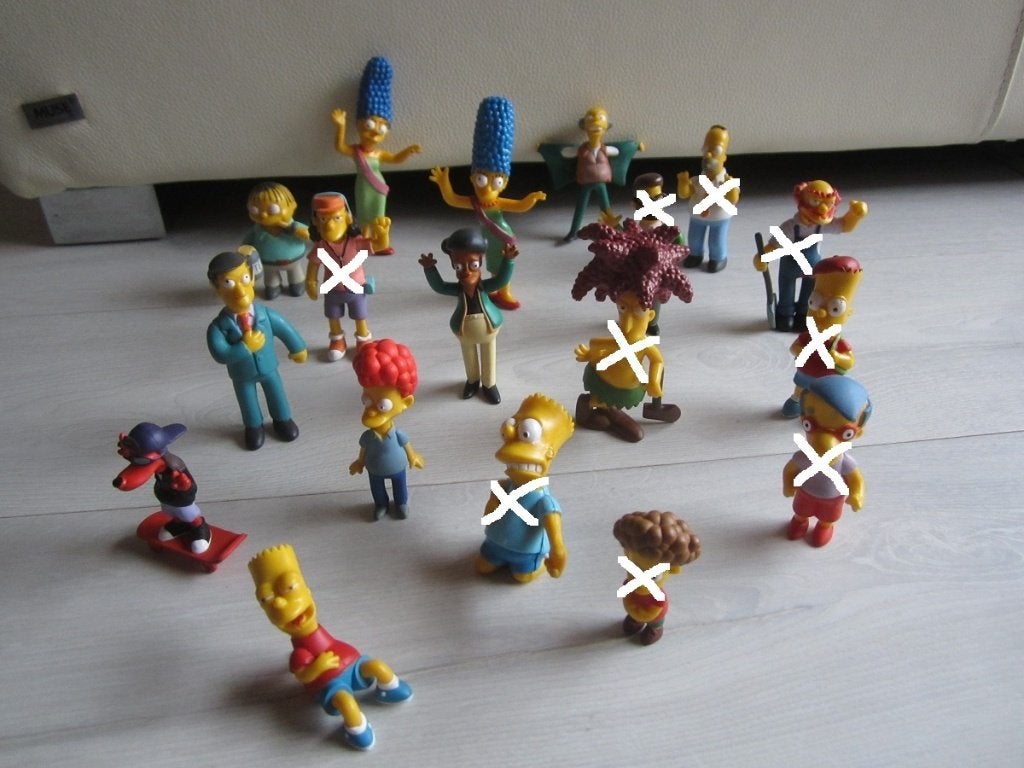 Les Simpson - Figurine au choix : 2,50Eur, Collections, Enlèvement ou Envoi, Comme neuf, TV, Figurine ou Poupée