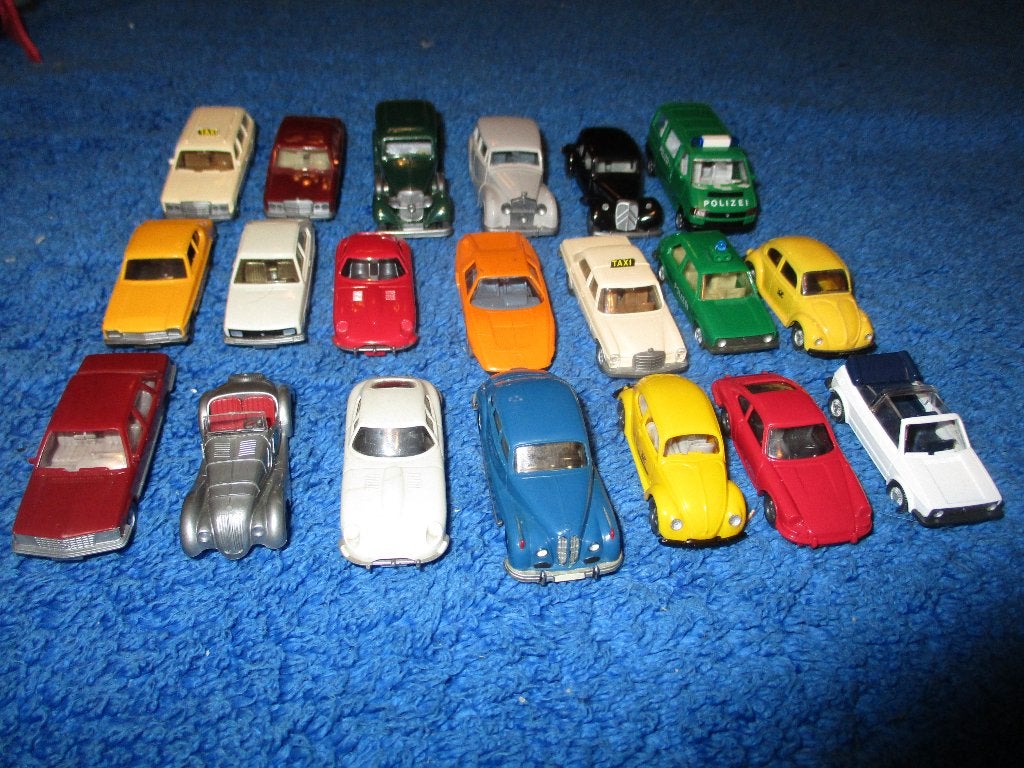 Lot de 20 voitures Wiking 1/87 pour Marklin (2), Enlèvement ou Envoi, Utilisé, Voiture, Wiking