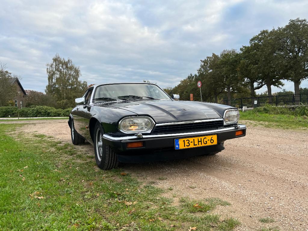 jaguar xjs 4.0 1992 facelift model, Auto's, Jaguar, Automaat, Achterwielaandrijving, Beige, Zwart