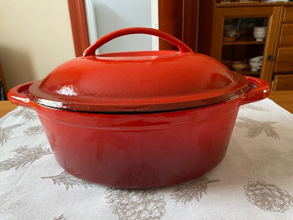 Casserole en fonte émaillée, Maison & Meubles, Cuisine | Casseroles & Poêles, Enlèvement, Utilisé, Fonte, Casserole