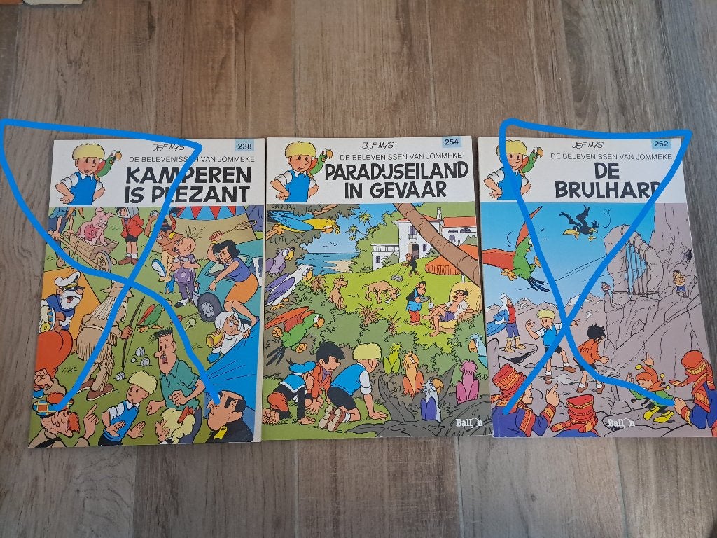 JOMMEKE " EERSTE DRUKS ", Plusieurs BD, Enlèvement ou Envoi, Neuf, Jef Nys