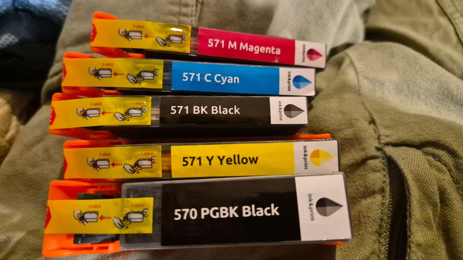 Inkt 570 / 571 voor vnl  Canon models. Generische( vervang), Computers en Software, Printerbenodigdheden, Nieuw, Overige typen