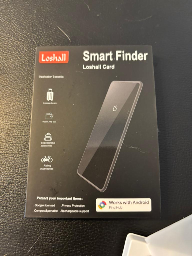 2x Loshall tracker card android, Ophalen, Zo goed als nieuw