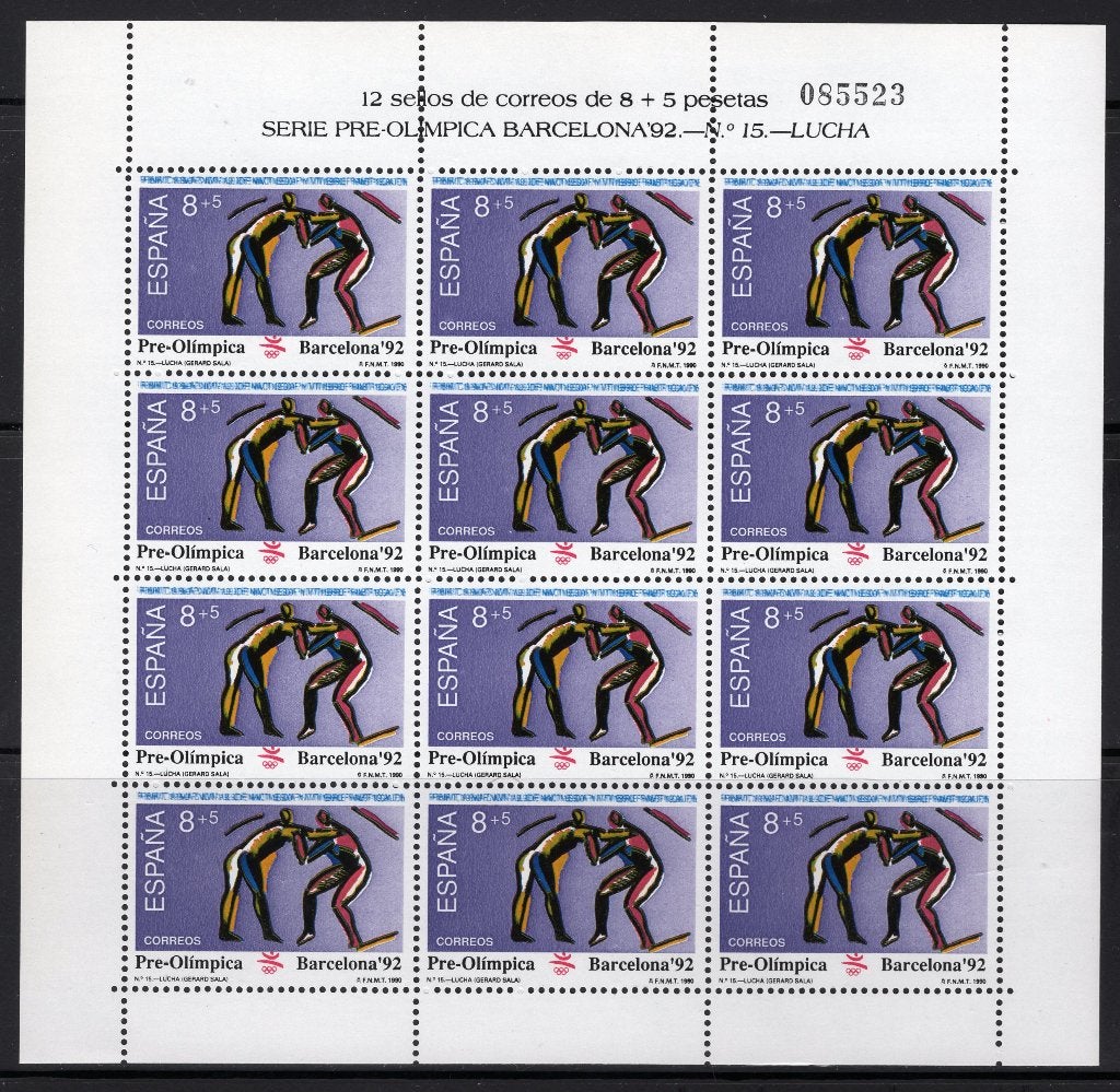 SPANJE Yt. 2688/2690 MNH Vel 12 st. 1990, Verzenden, Postfris