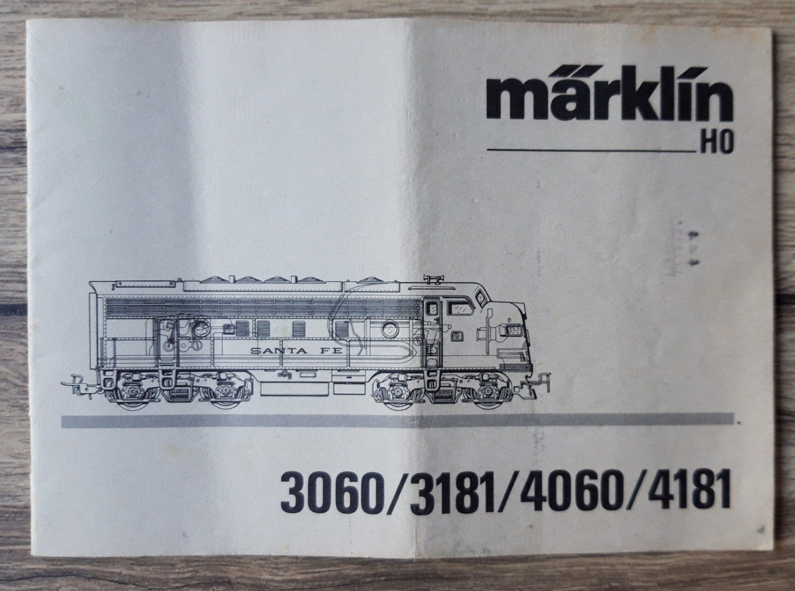 Marklin 3060 gebruiksaanwijzing, Hobby en Vrije tijd, Ophalen of Verzenden