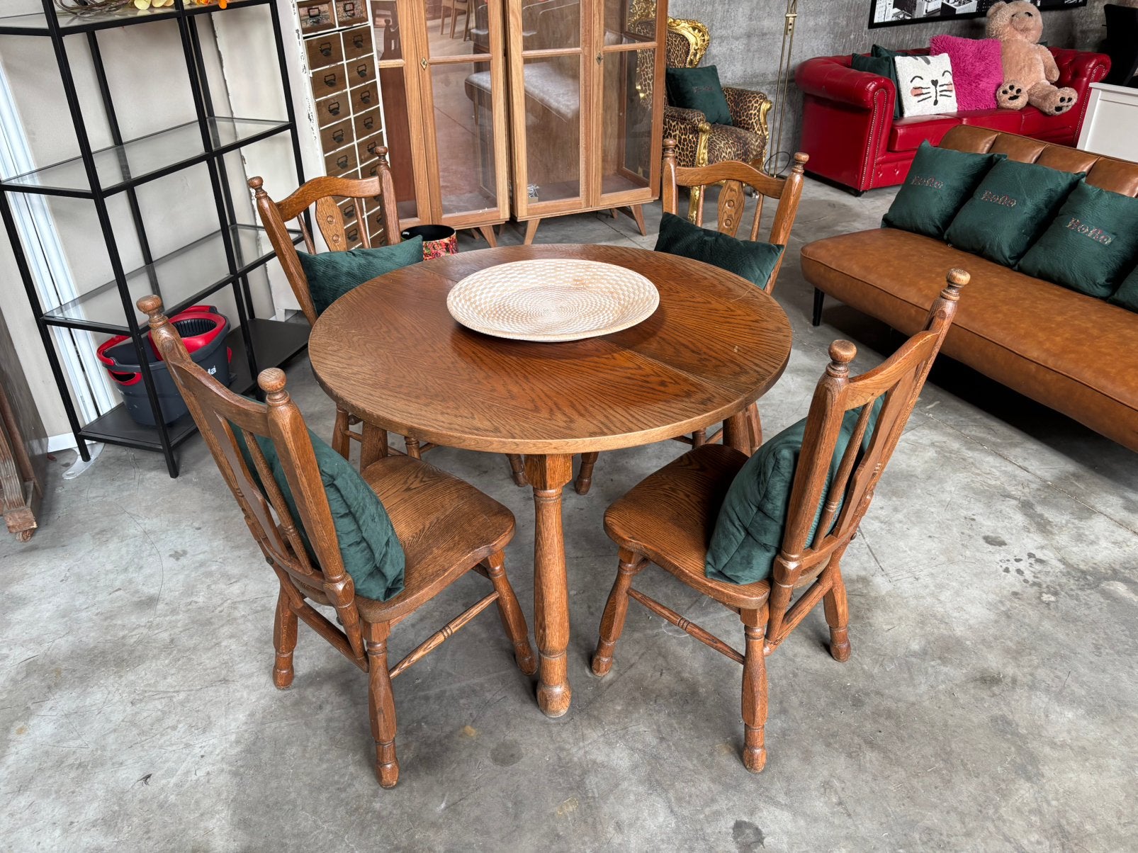 Eet tafel + 4 stoelen goede staat., Maison & Meubles, Enlèvement, Comme neuf
