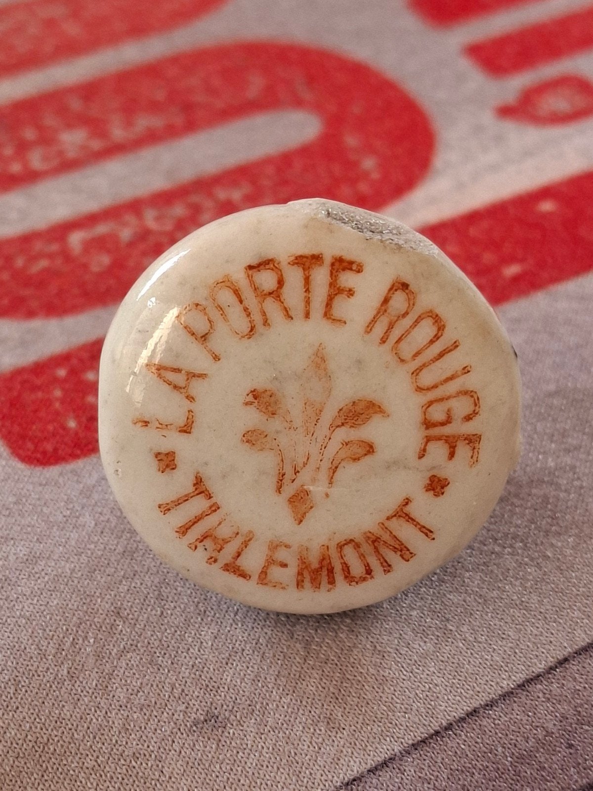 Baptême. La Porte Rouge Tirlemont 1925., Collections, Enlèvement ou Envoi, Utilisé, Emballage