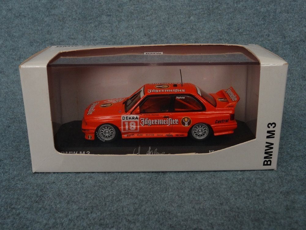 BMW E30 M3 DTM 1992 #19 Armin Hahne DEALER UITGAVE 1:43 OVP, Hobby en Vrije tijd, Modelauto's | 1:43, Ophalen of Verzenden, Gebruikt