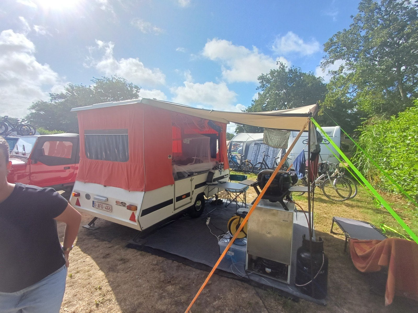 paradiso plooi caravan , pop up 1979