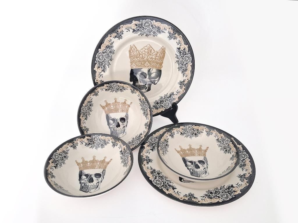 servies Skull collectie, Ophalen of Verzenden, Zo goed als nieuw, Keramiek, Overige typen