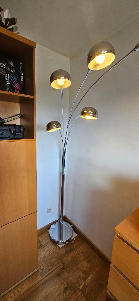 Booglamp 5 armig - perfecte staat, Ophalen, Zo goed als nieuw, Metaal, Modern