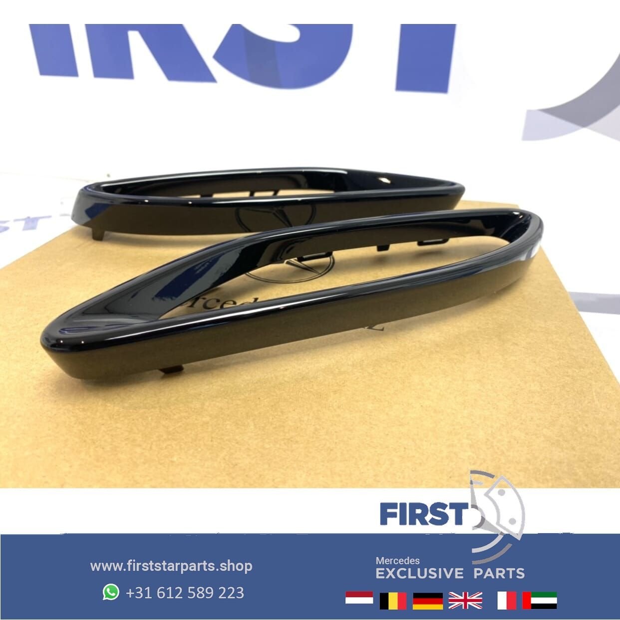 UITLAAT SIERSTUKKEN ZWART L/R origineel Mercedes W177 W247 W