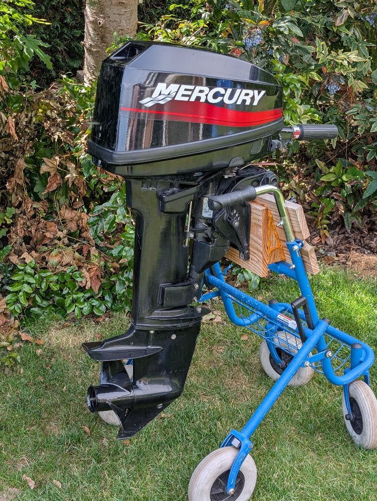 Mercury 15 pk kortstaart in zeer nette staat., Watersport en Boten, Ophalen, Zo goed als nieuw