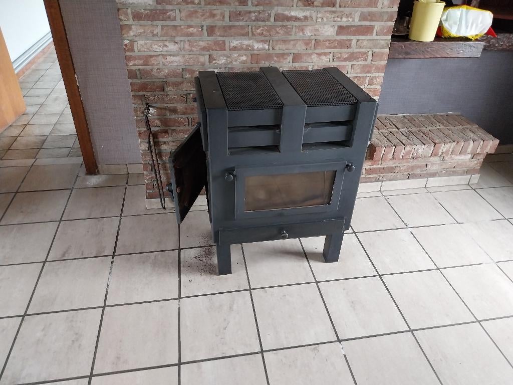 Houtkachel, Huis en Inrichting, Ophalen, Gebruikt, Vrijstaande haard, Houthaard