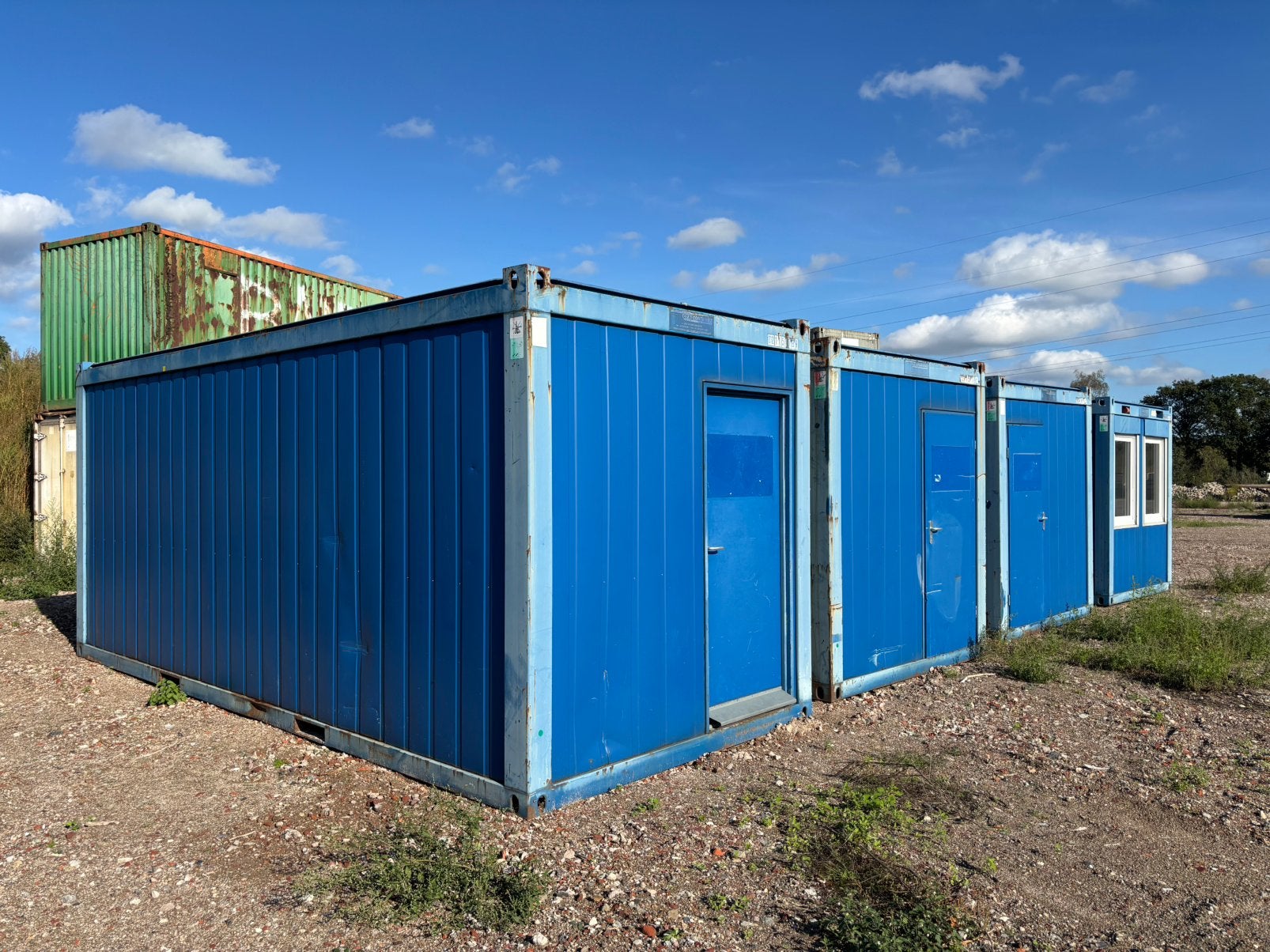 Unit kantoor opslag schaftkeet bouwkeet 6x2.5 M, Ophalen