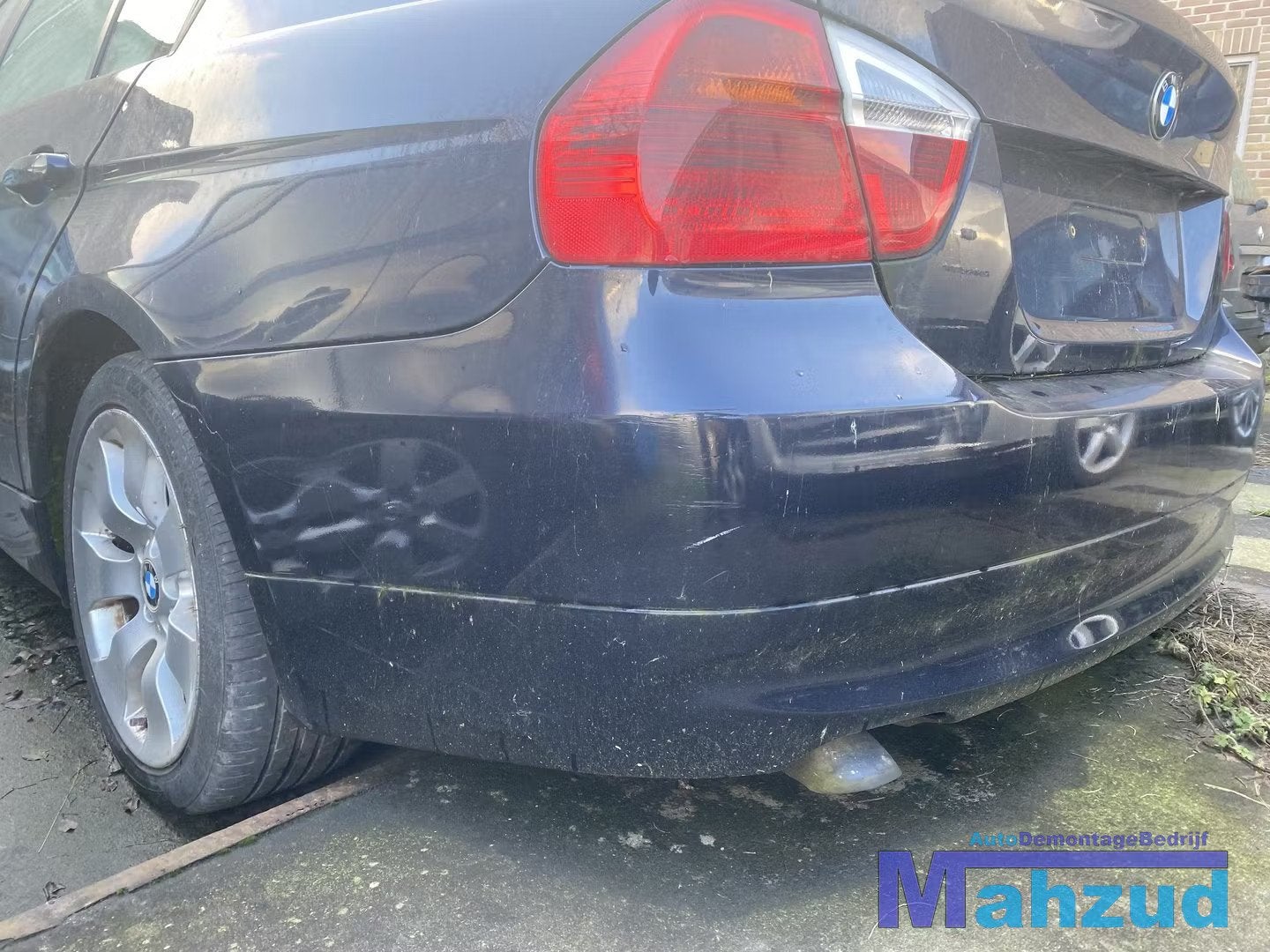 BMW 3 SERIE E90 blauw A35/5 achterbumper bumper 2004-2012, Petuelring 130
80788  Munich, DE, Arrière, Pare-chocs, Info@bmw.de