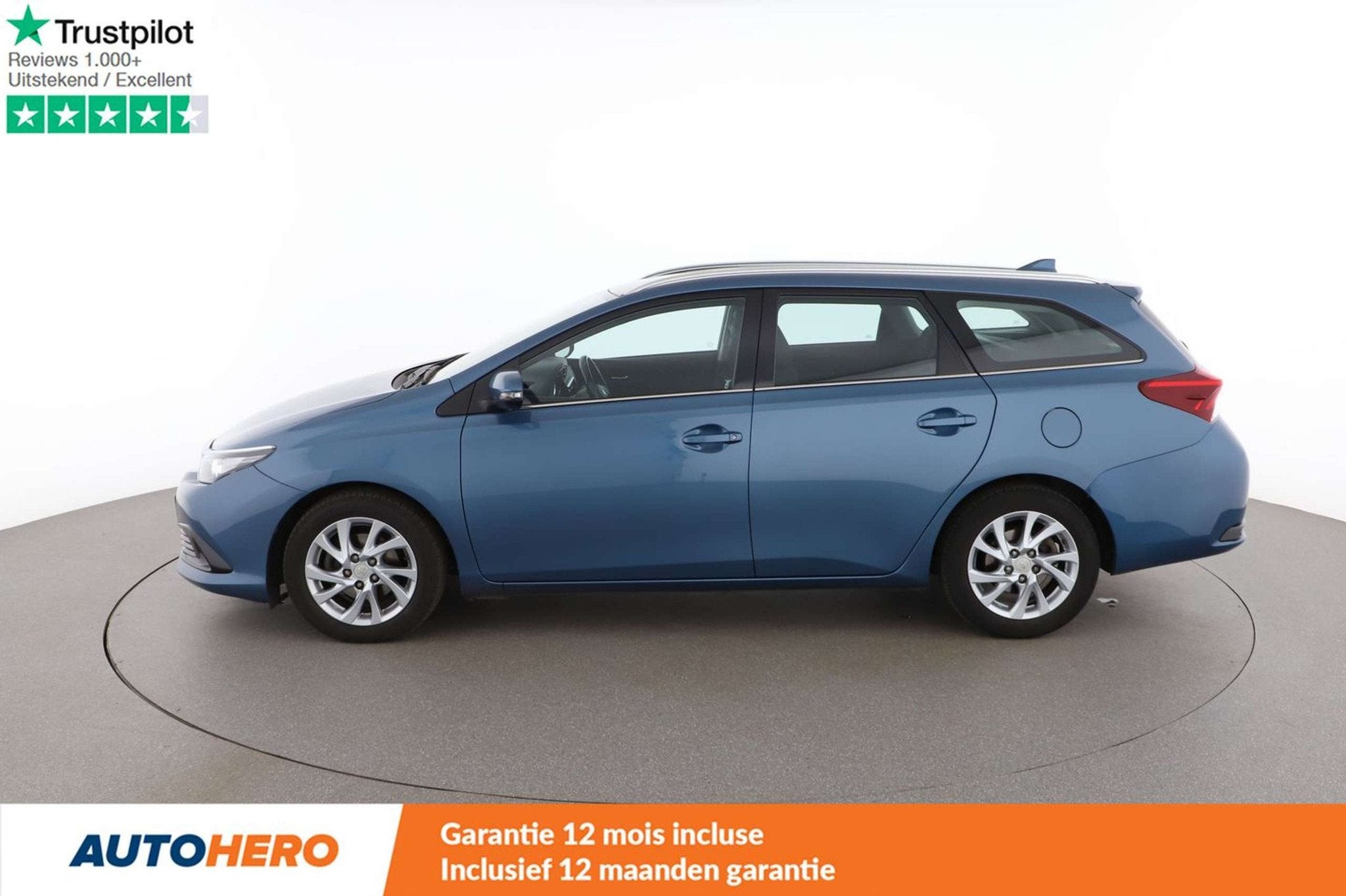 Toyota Auris 1.6 D-4D Comfort (bj 2016), Auto's, Voorwielaandrijving, Stof, Gebruikt, Blauw