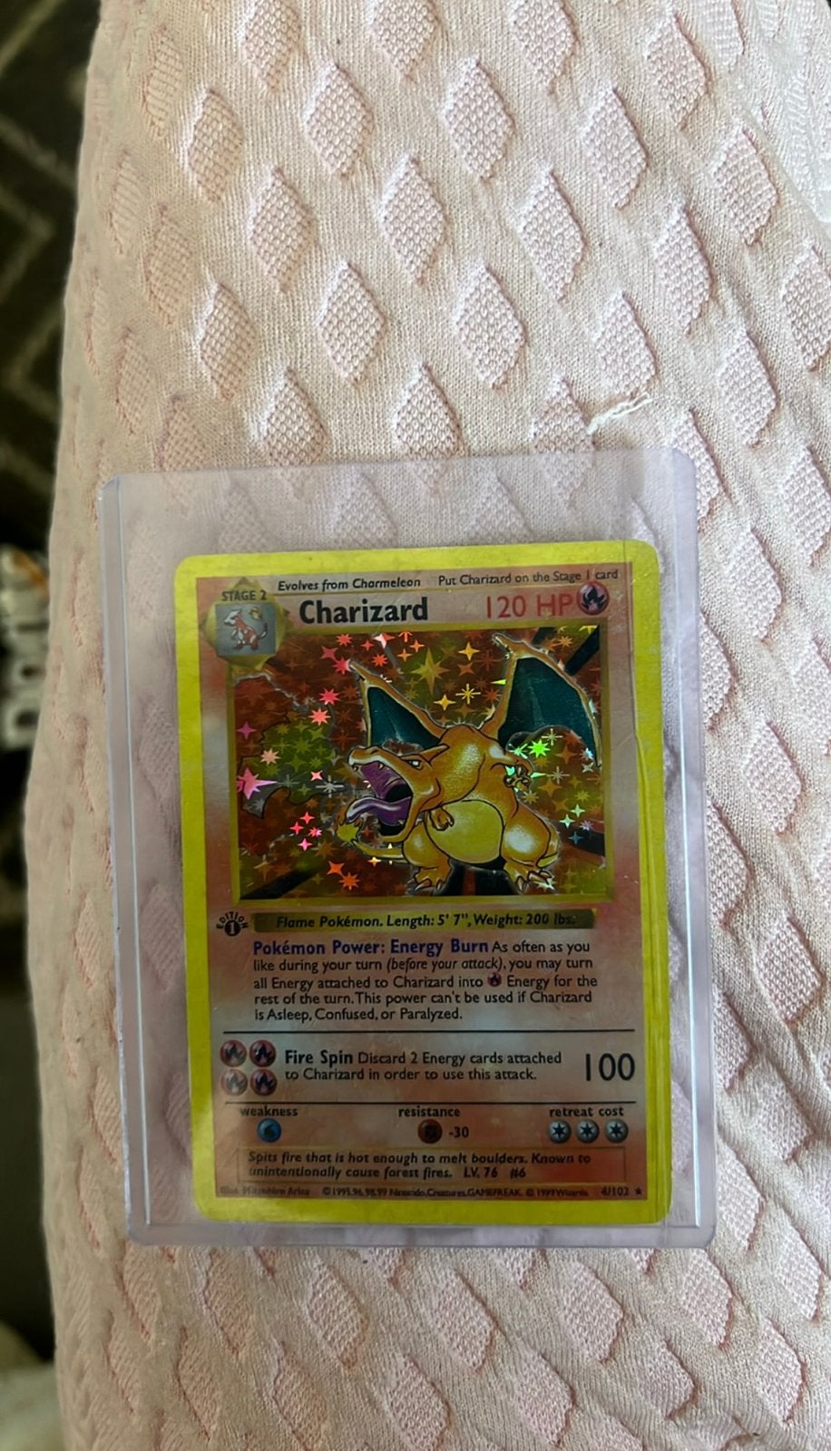 Charizard 1ère édition, Enlèvement, Comme neuf