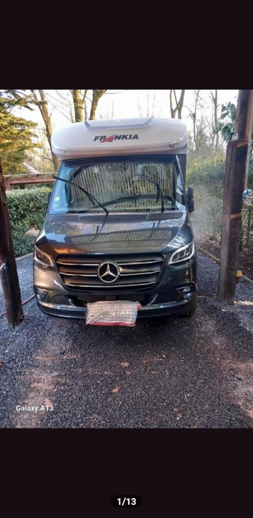 Frankia Neo, 1ste eigenaar. Mercedes 177pk, automaat, Caravans en Kamperen, Mobilhomes, Automaat, Ringverwarming, Tot en met 2