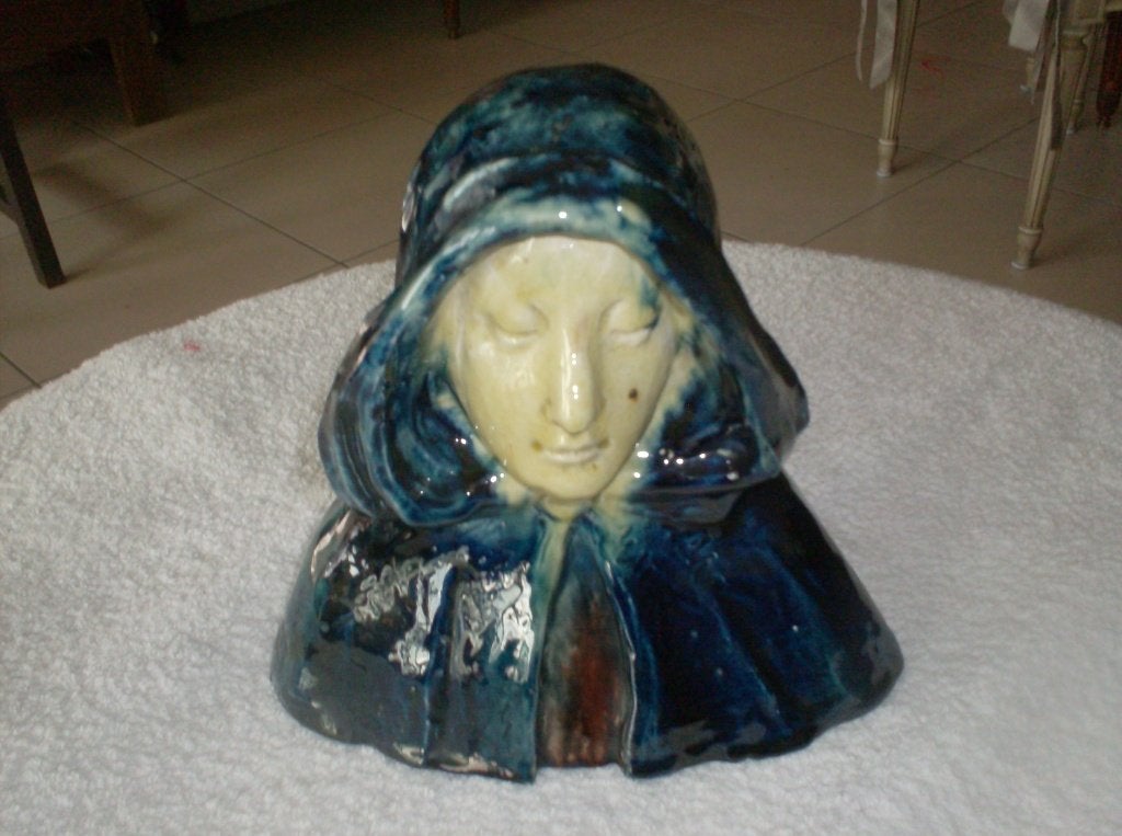 Beeld van vrouwen buste, Antiek en Kunst, Ophalen of Verzenden