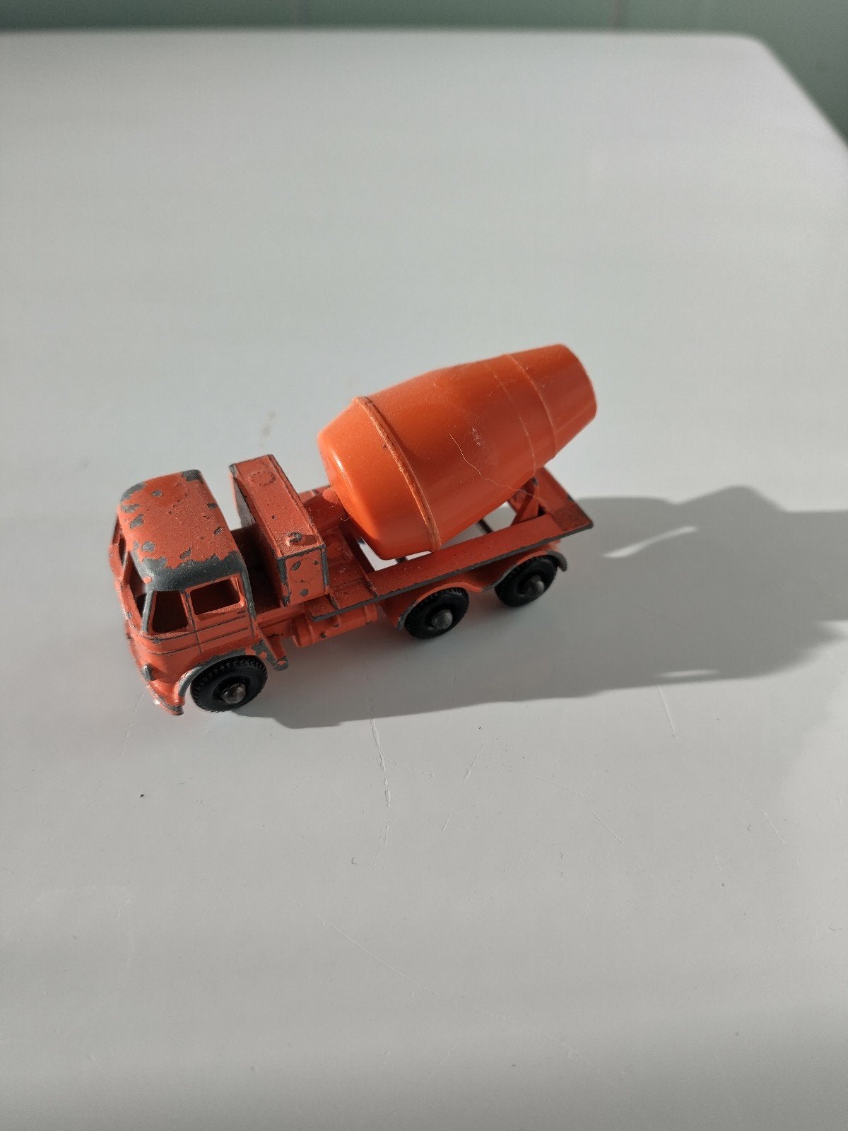 Vintage Lesney Cement Mixer AFHALING LEES BESCHRIJVING, Enlèvement, Utilisé, Bus ou Camion, Lesney