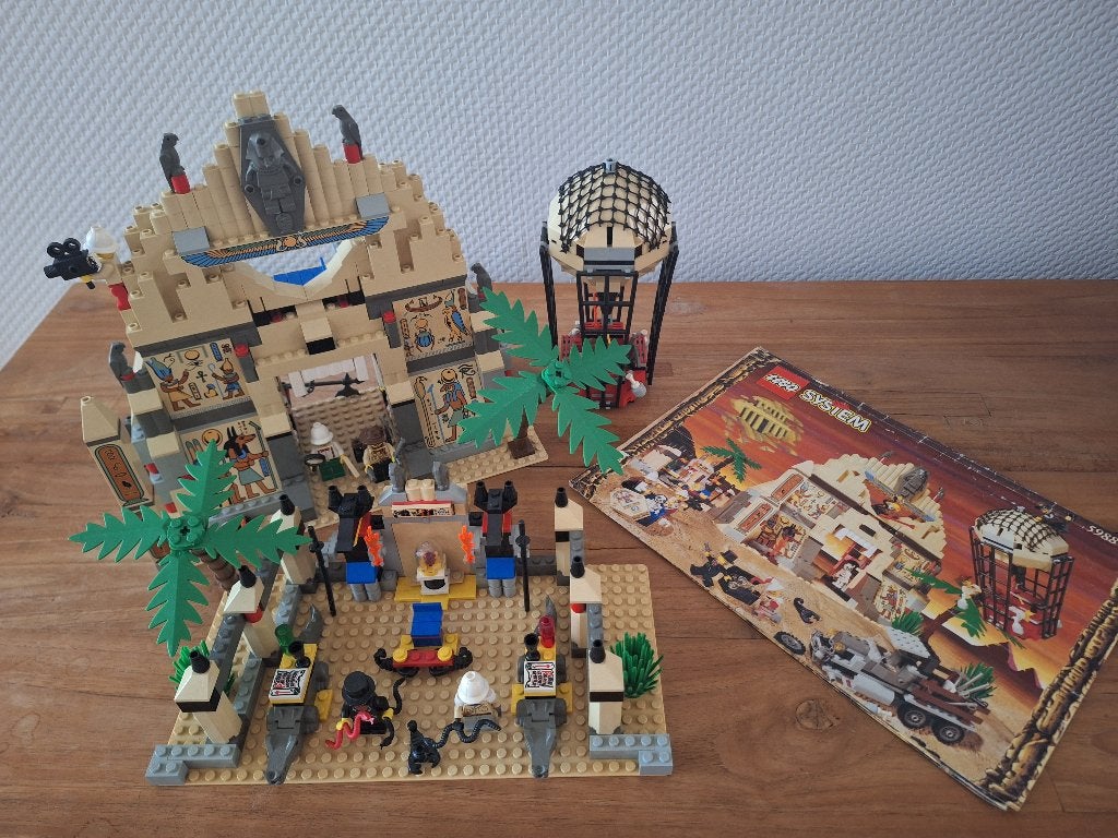 lego adventurers farao's tempel 5988, Gebruikt, Lego, Inclusief instructies, Ophalen of Verzenden