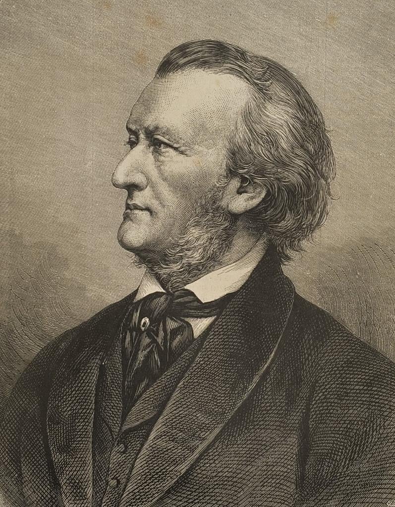 Portret van Richard Wagner, Antiek en Kunst, Ophalen of Verzenden, Portret