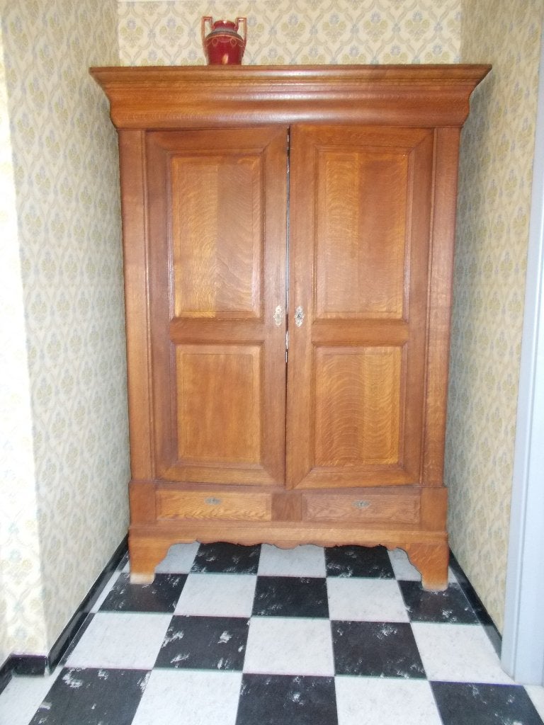 Ancien meuble, penderie, armoire, Antiquités & Art, Enlèvement