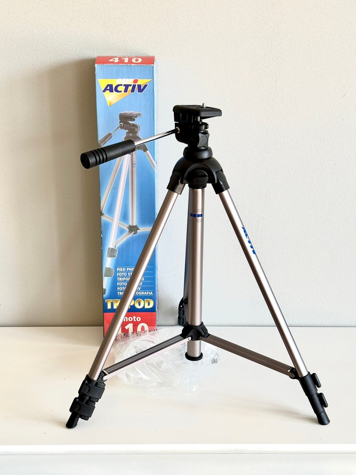 Nieuw Euroactive Photo 410 camerastatief / tripod, Audio, Tv en Foto, Fotografie | Statieven en Balhoofden, Overige merken, 3-assige stabilisatie