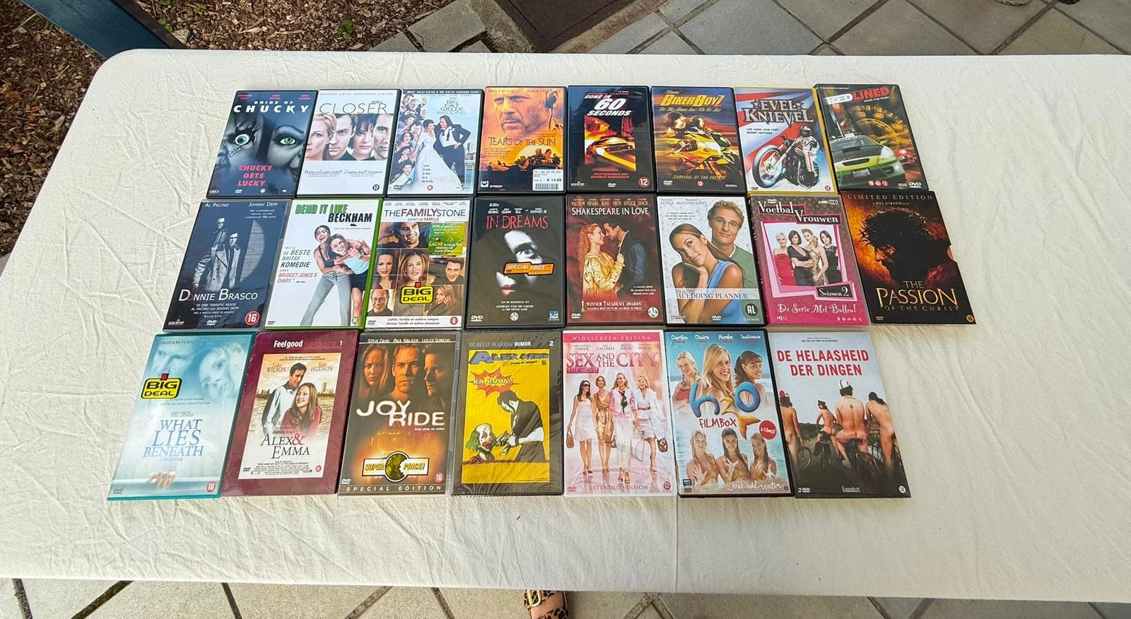 Lot Dvd’s Films 71 stuks, Ophalen, Gebruikt, Actie en Avontuur