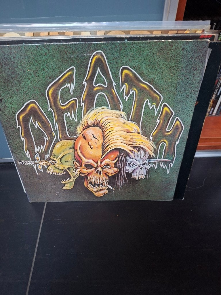lp - various - death complete death, Cd's en Dvd's, Vinyl | Hardrock en Metal, LP, Gebruikt, Ophalen of Verzenden, 12 inch