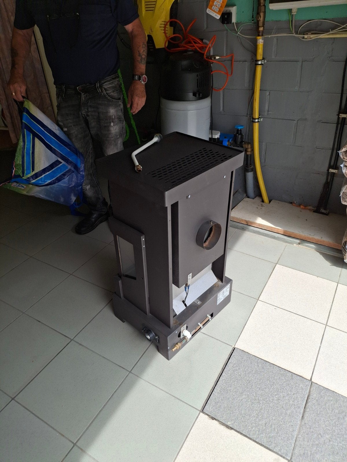gaskachel/ butaangas, Huis en Inrichting, Kachels, Ophalen, Gebruikt, Gas, Vrijstaand