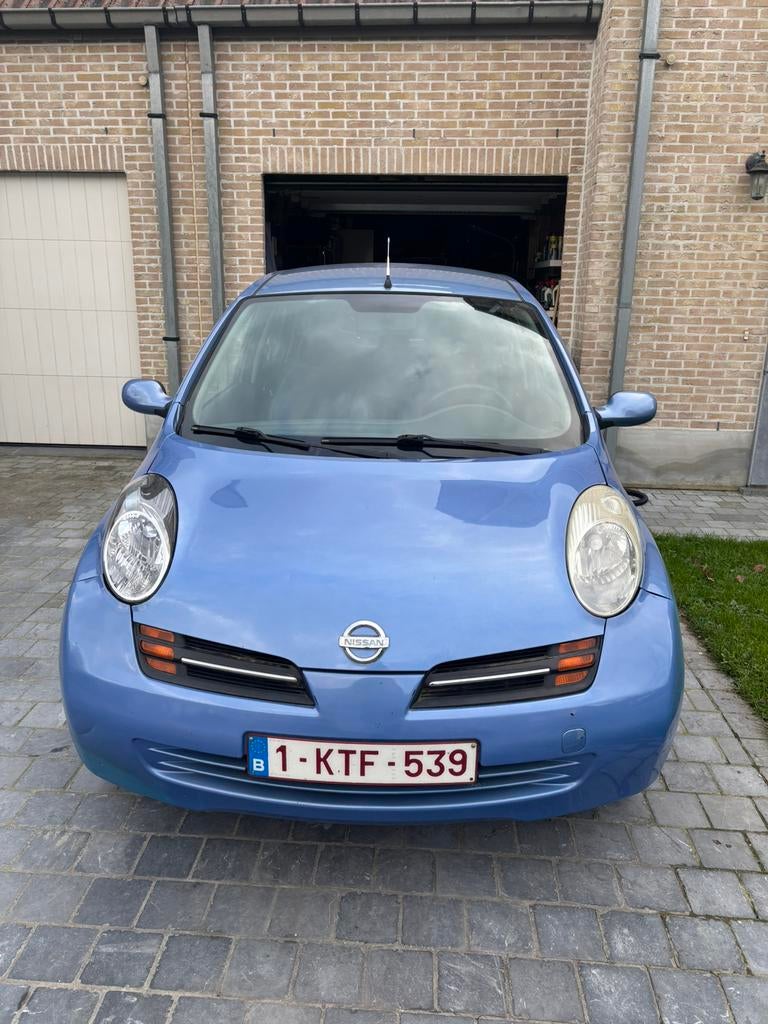 Nissan Micra 2004, Auto's, Nissan, Particulier, Micra, Blauw, Ophalen