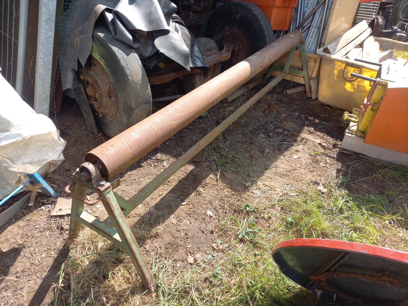 2 heavy duty rollenbanen, Ophalen, Zo goed als nieuw