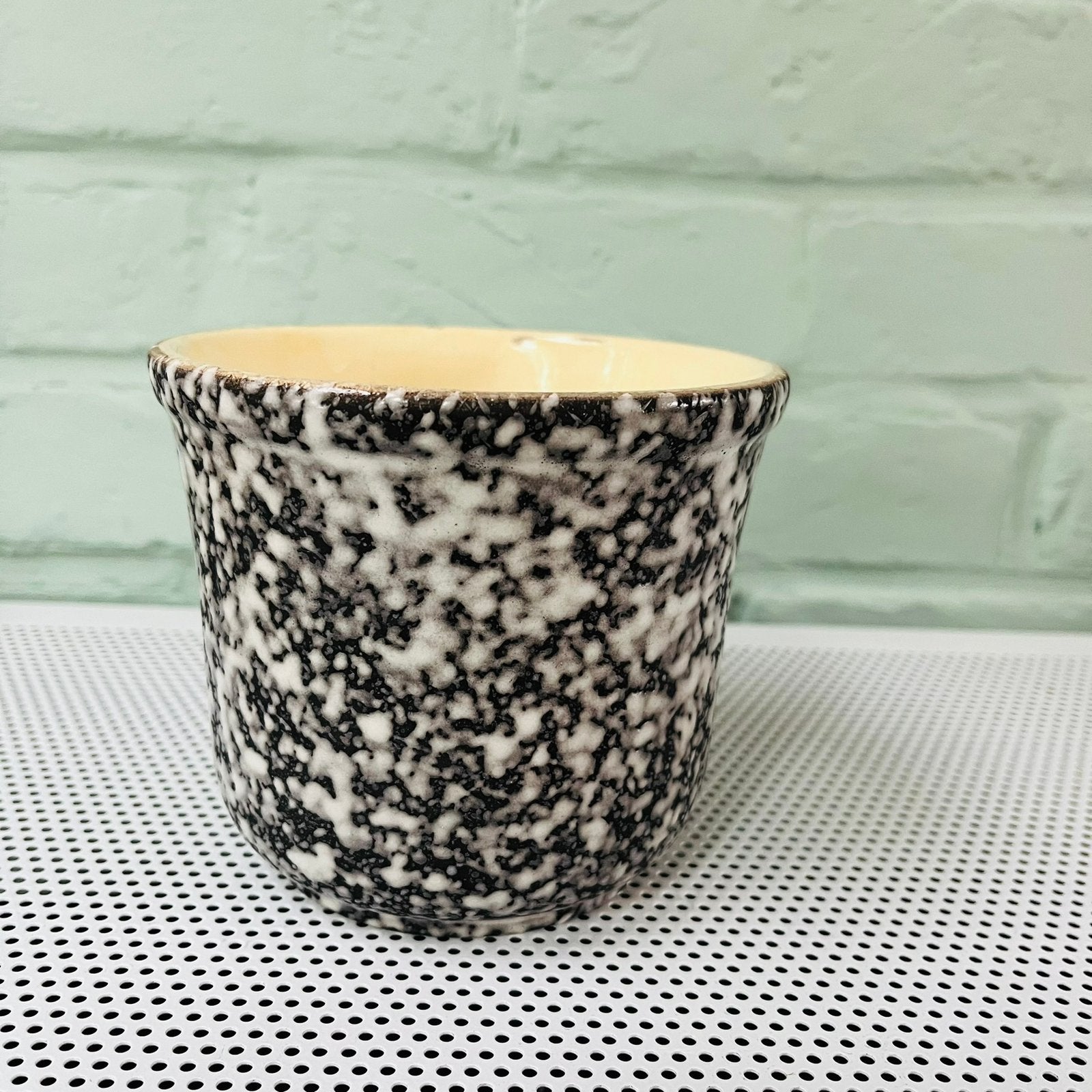 cache-pot vintage, faïence nuageuse ou fat lava, Enlèvement ou Envoi, Moins de 25 cm, Utilisé, Moins de 40 cm