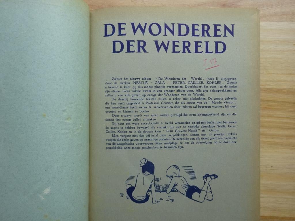 Album "de wonderen der wereld 1" Nestlé, Kohler, Gala,, Ophalen of Verzenden, Gelezen, Plaatjesalbum