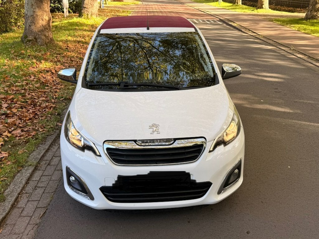 108 cabriolet, Auto's, Voorwielaandrijving, Euro 5, Stof, Zwart