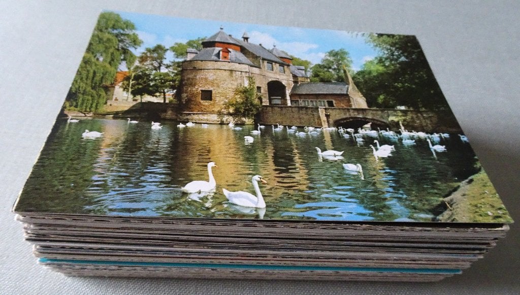 124 POSTKAARTEN VAN BRUGGE, Verzamelen, Verzenden, Ongelopen, West-Vlaanderen