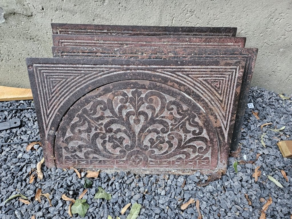 Lot de 4 Plaques de soupirail, Bricolage & Construction, Enlèvement, Utilisé, Autres métaux