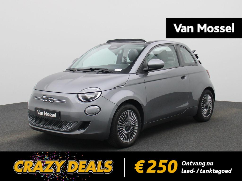 Fiat 500e 500e 42 kWh Icon, Auto's, 4 zetels, Stof, Cabriolet, Cruise Control